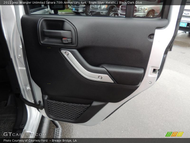 Bright Silver Metallic / Black/Dark Olive 2011 Jeep Wrangler Unlimited Sahara 70th Anniversary 4x4