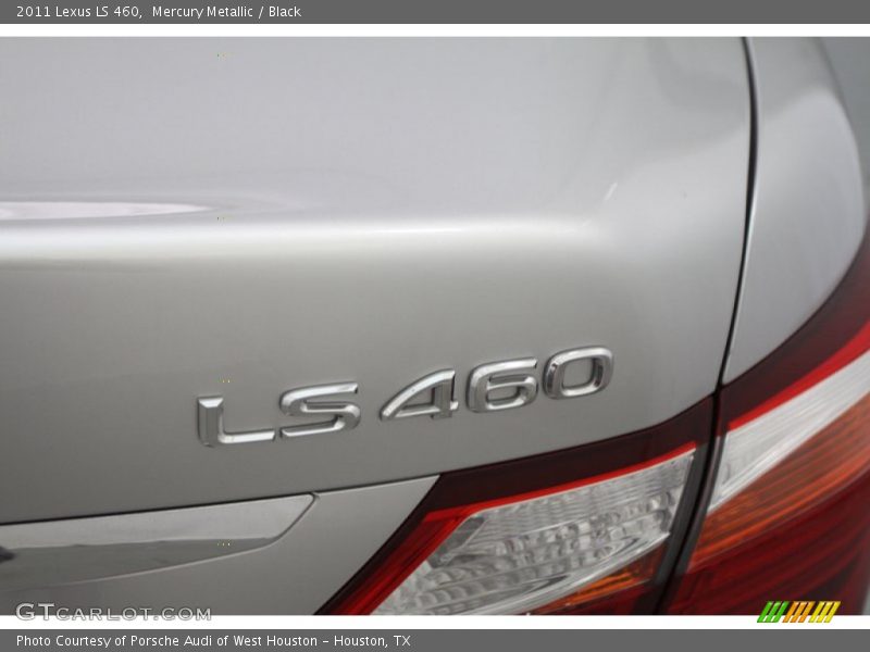 Mercury Metallic / Black 2011 Lexus LS 460