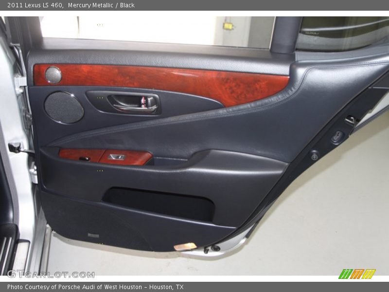 Mercury Metallic / Black 2011 Lexus LS 460
