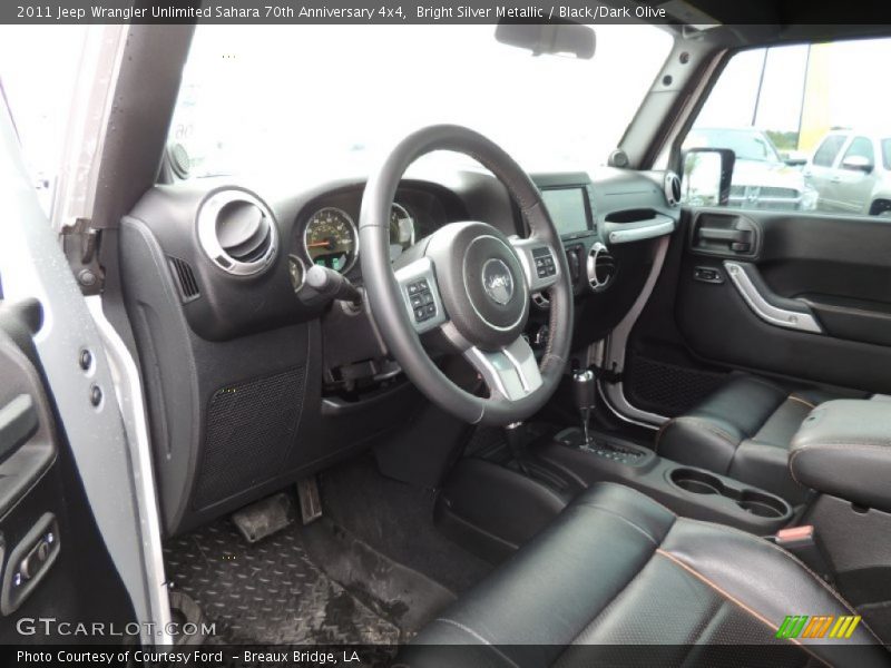 Dashboard of 2011 Wrangler Unlimited Sahara 70th Anniversary 4x4