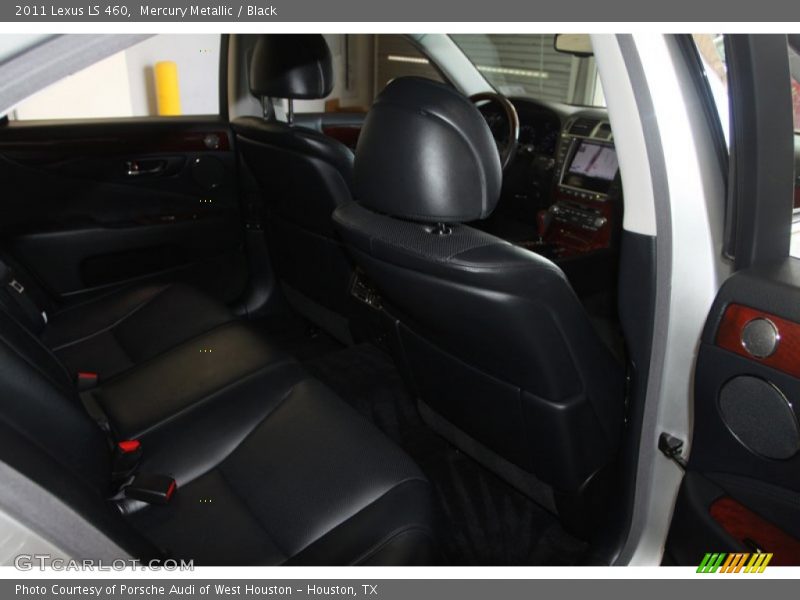 Mercury Metallic / Black 2011 Lexus LS 460