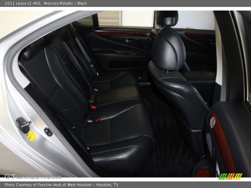 Mercury Metallic / Black 2011 Lexus LS 460