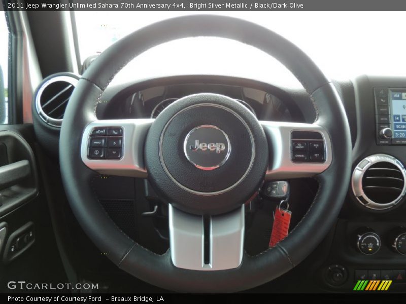  2011 Wrangler Unlimited Sahara 70th Anniversary 4x4 Steering Wheel