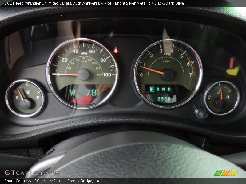  2011 Wrangler Unlimited Sahara 70th Anniversary 4x4 Sahara 70th Anniversary 4x4 Gauges