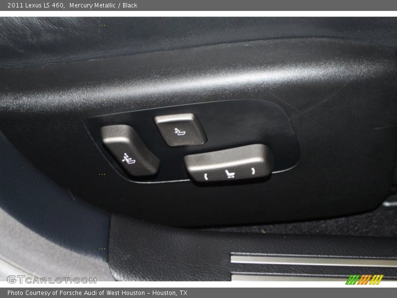 Mercury Metallic / Black 2011 Lexus LS 460
