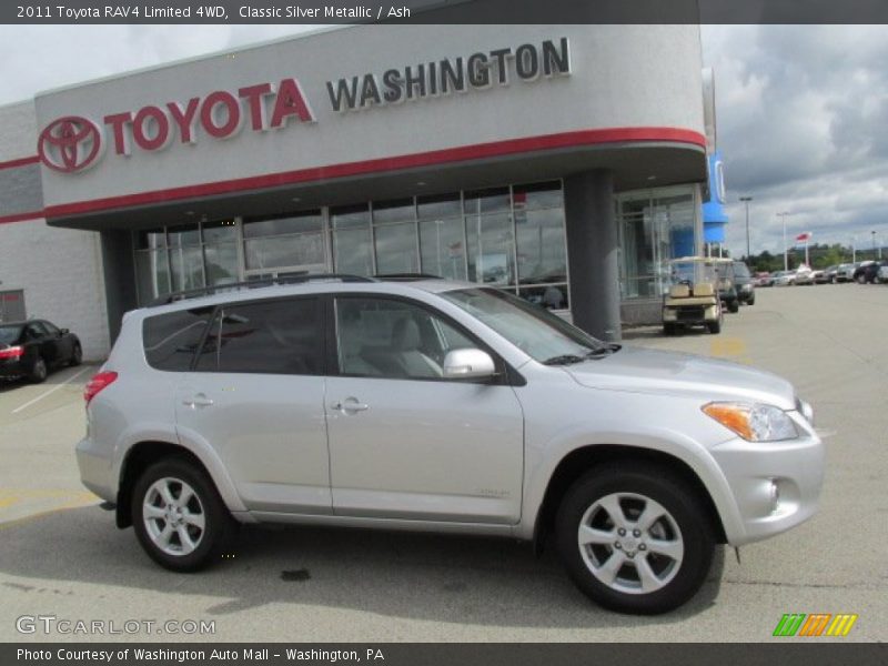 Classic Silver Metallic / Ash 2011 Toyota RAV4 Limited 4WD