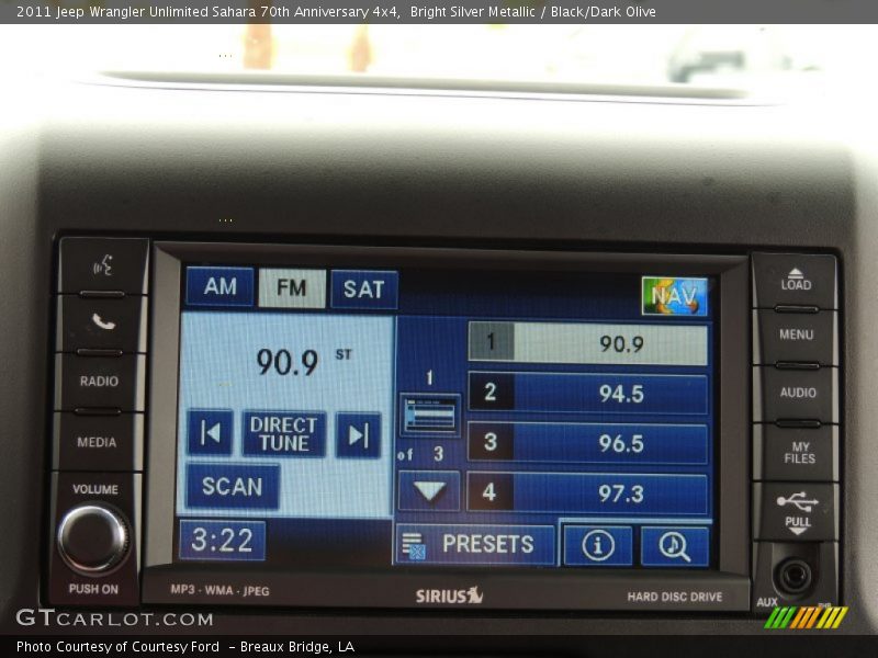 Bright Silver Metallic / Black/Dark Olive 2011 Jeep Wrangler Unlimited Sahara 70th Anniversary 4x4