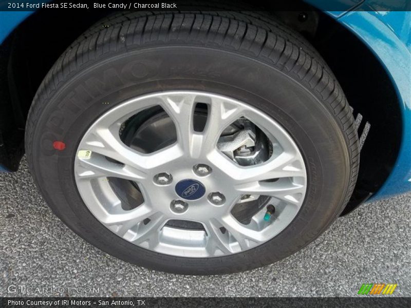 Blue Candy / Charcoal Black 2014 Ford Fiesta SE Sedan