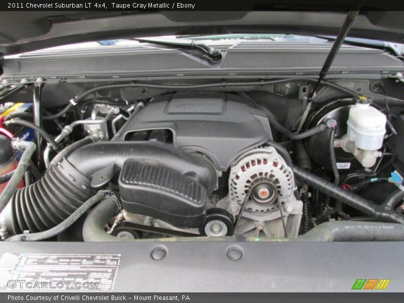 Taupe Gray Metallic / Ebony 2011 Chevrolet Suburban LT 4x4