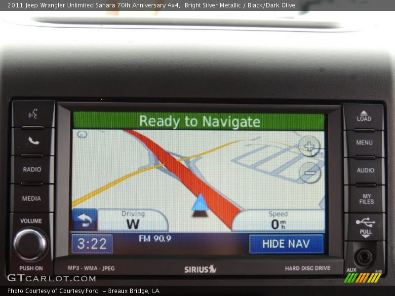 Navigation of 2011 Wrangler Unlimited Sahara 70th Anniversary 4x4