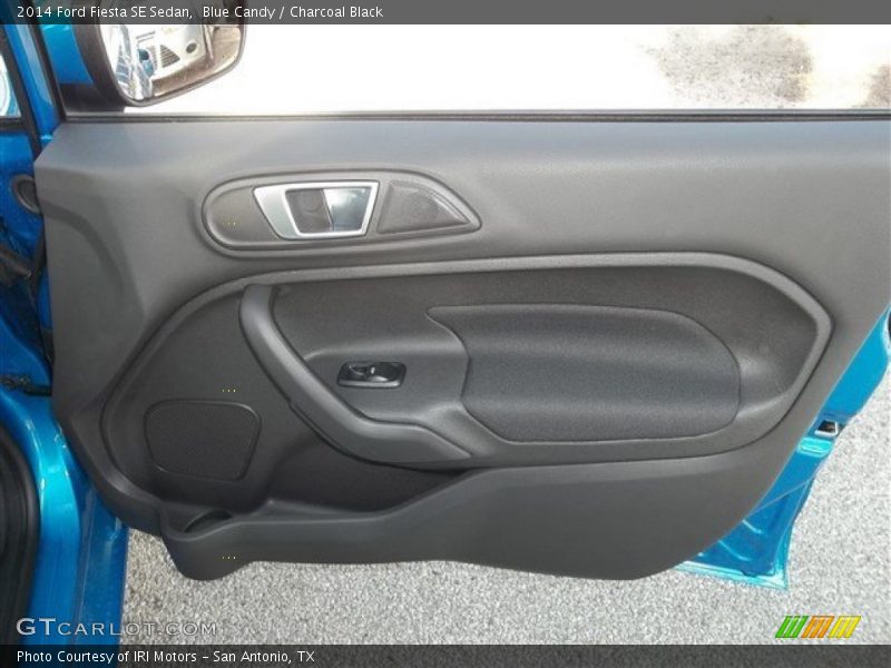 Blue Candy / Charcoal Black 2014 Ford Fiesta SE Sedan