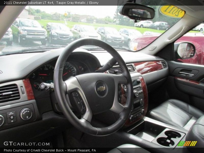 Taupe Gray Metallic / Ebony 2011 Chevrolet Suburban LT 4x4