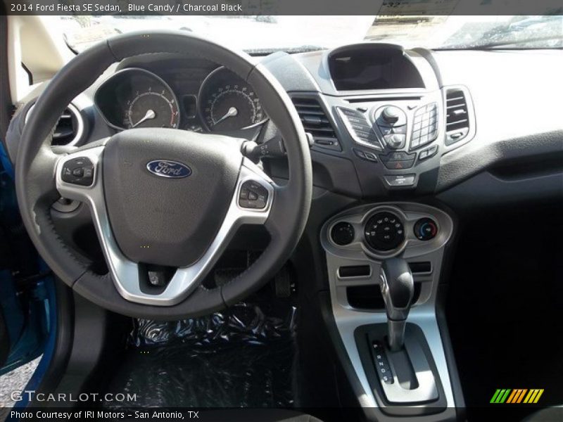 Blue Candy / Charcoal Black 2014 Ford Fiesta SE Sedan