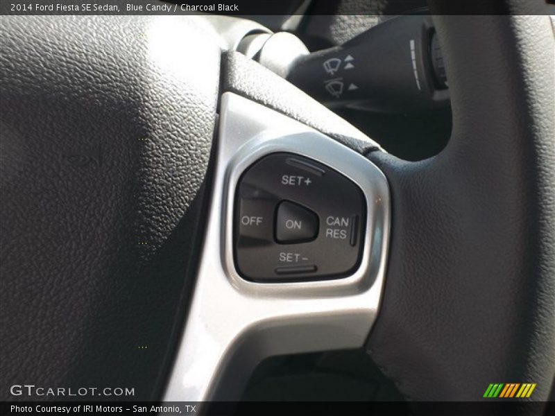 Blue Candy / Charcoal Black 2014 Ford Fiesta SE Sedan