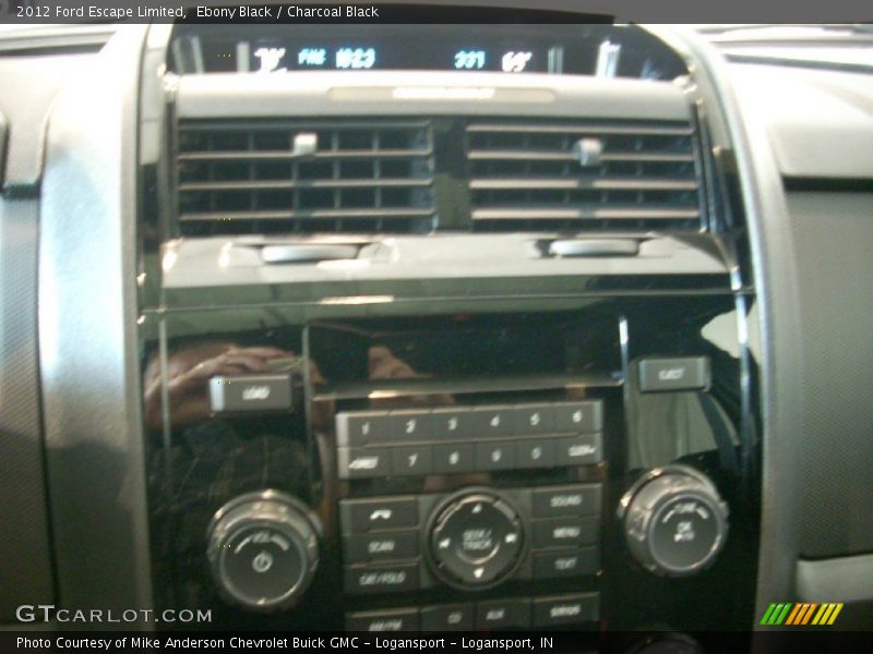 Ebony Black / Charcoal Black 2012 Ford Escape Limited