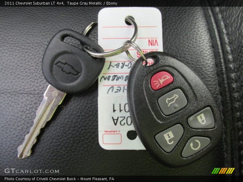Taupe Gray Metallic / Ebony 2011 Chevrolet Suburban LT 4x4