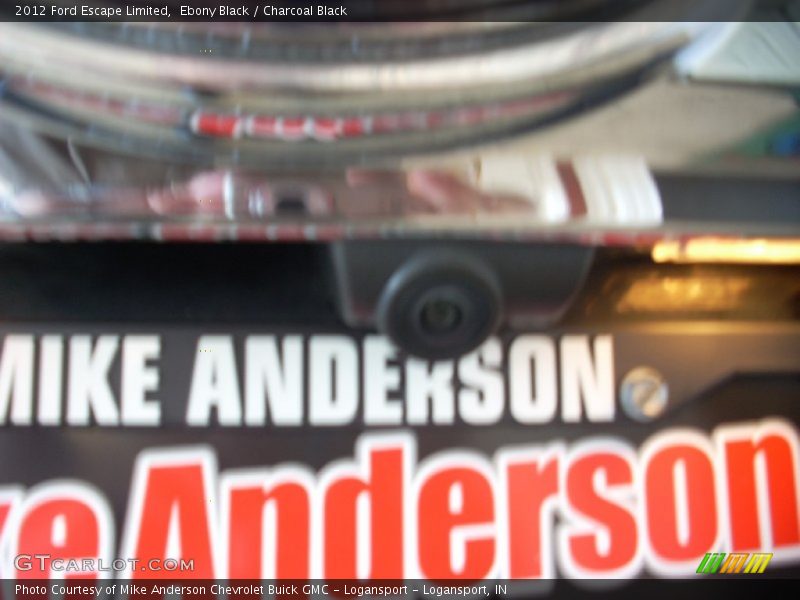 Ebony Black / Charcoal Black 2012 Ford Escape Limited