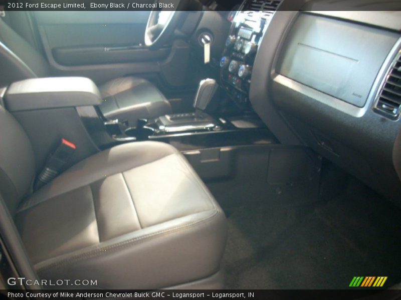 Ebony Black / Charcoal Black 2012 Ford Escape Limited
