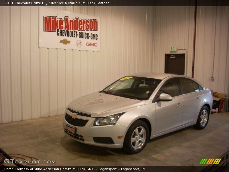 Silver Ice Metallic / Jet Black Leather 2011 Chevrolet Cruze LT