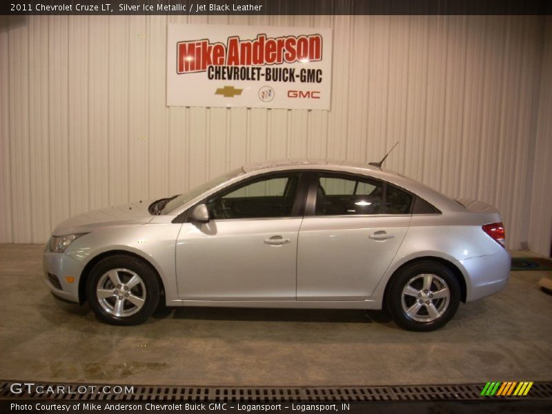 Silver Ice Metallic / Jet Black Leather 2011 Chevrolet Cruze LT