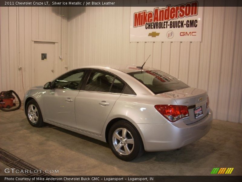 Silver Ice Metallic / Jet Black Leather 2011 Chevrolet Cruze LT