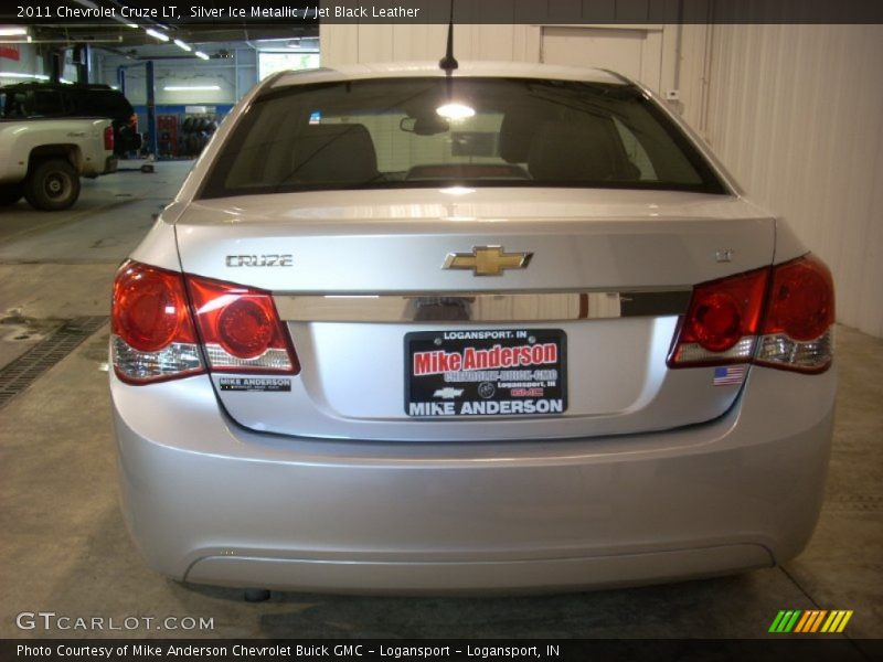 Silver Ice Metallic / Jet Black Leather 2011 Chevrolet Cruze LT