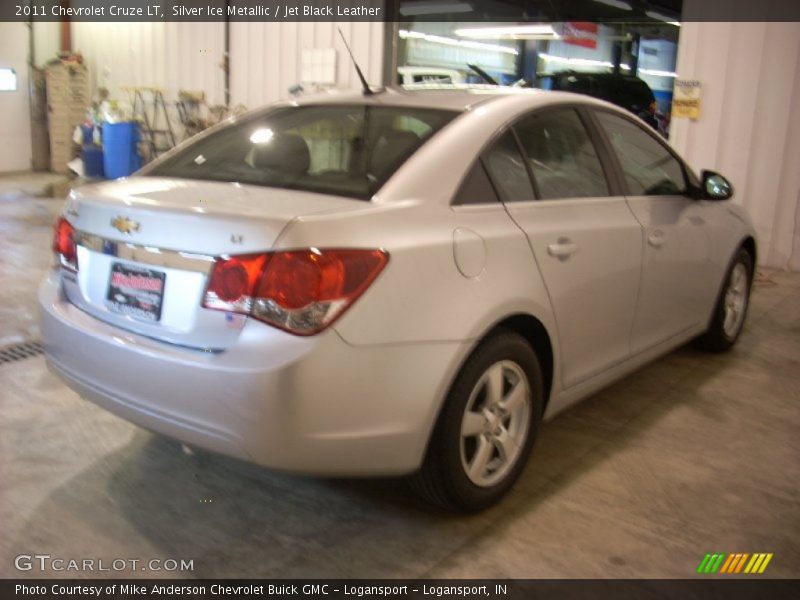 Silver Ice Metallic / Jet Black Leather 2011 Chevrolet Cruze LT