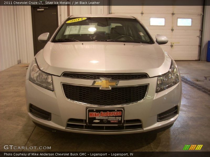 Silver Ice Metallic / Jet Black Leather 2011 Chevrolet Cruze LT
