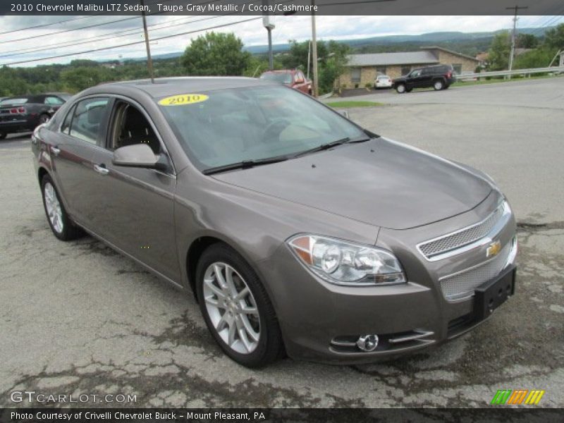 Taupe Gray Metallic / Cocoa/Cashmere 2010 Chevrolet Malibu LTZ Sedan
