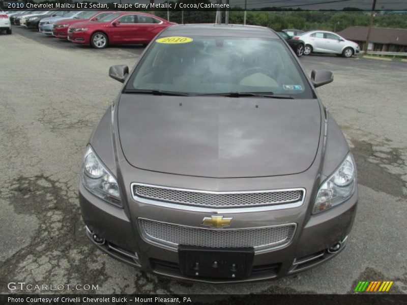 Taupe Gray Metallic / Cocoa/Cashmere 2010 Chevrolet Malibu LTZ Sedan