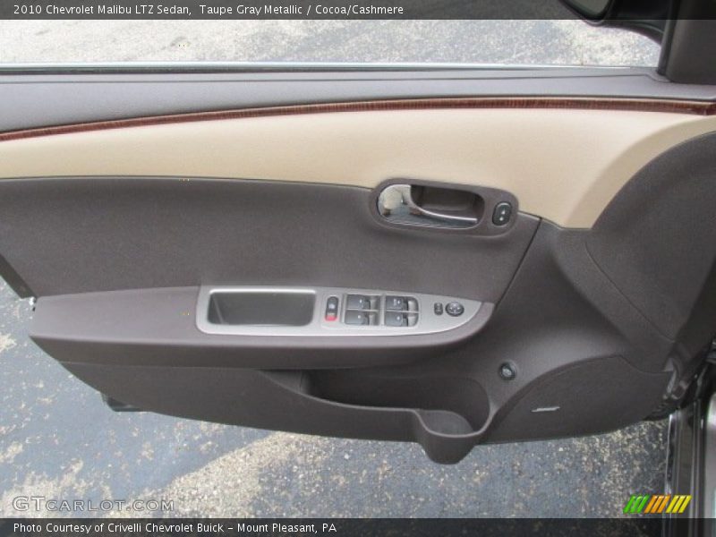 Taupe Gray Metallic / Cocoa/Cashmere 2010 Chevrolet Malibu LTZ Sedan