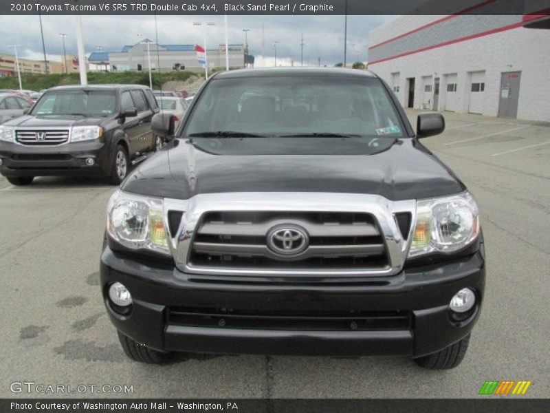 Black Sand Pearl / Graphite 2010 Toyota Tacoma V6 SR5 TRD Double Cab 4x4