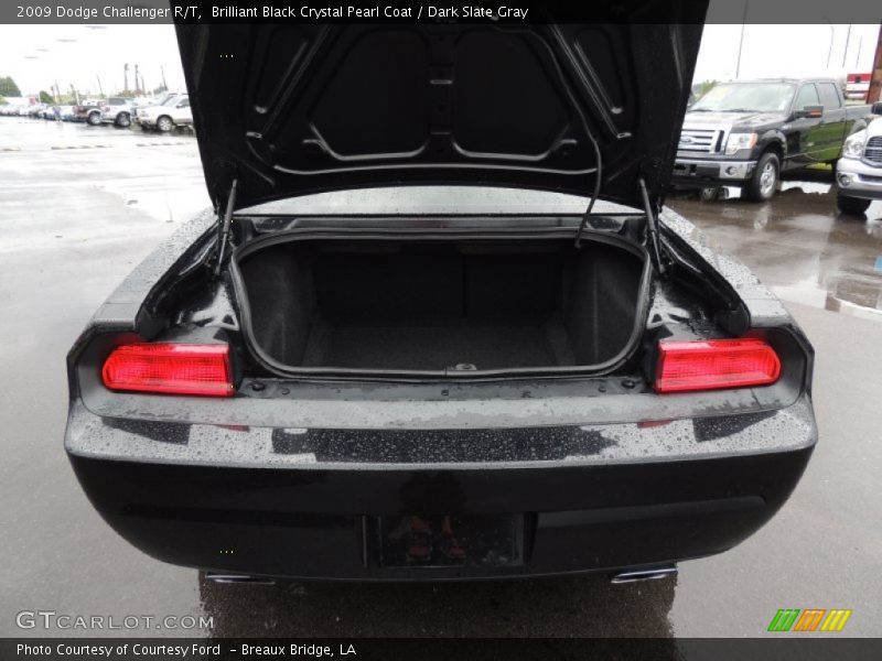 Brilliant Black Crystal Pearl Coat / Dark Slate Gray 2009 Dodge Challenger R/T