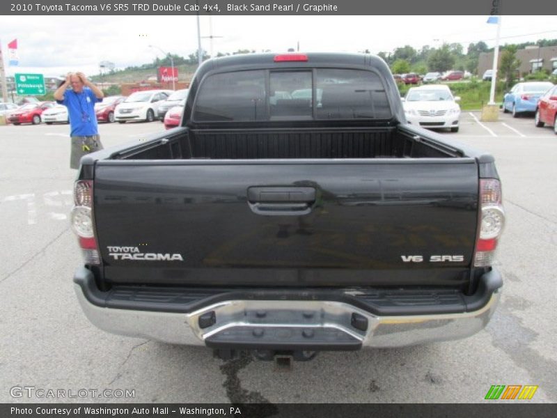 Black Sand Pearl / Graphite 2010 Toyota Tacoma V6 SR5 TRD Double Cab 4x4