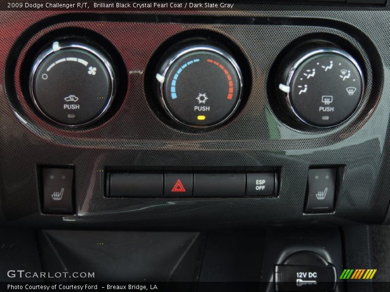 Brilliant Black Crystal Pearl Coat / Dark Slate Gray 2009 Dodge Challenger R/T