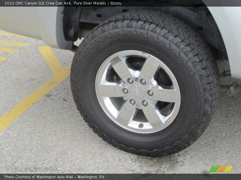 Pure Silver Metallic / Ebony 2010 GMC Canyon SLE Crew Cab 4x4