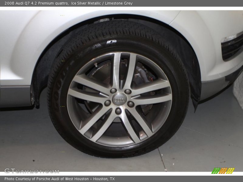 Ice Silver Metallic / Limestone Grey 2008 Audi Q7 4.2 Premium quattro