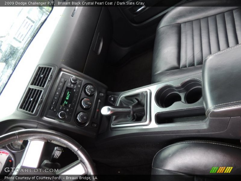 Brilliant Black Crystal Pearl Coat / Dark Slate Gray 2009 Dodge Challenger R/T