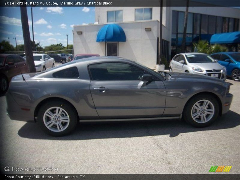 Sterling Gray / Charcoal Black 2014 Ford Mustang V6 Coupe