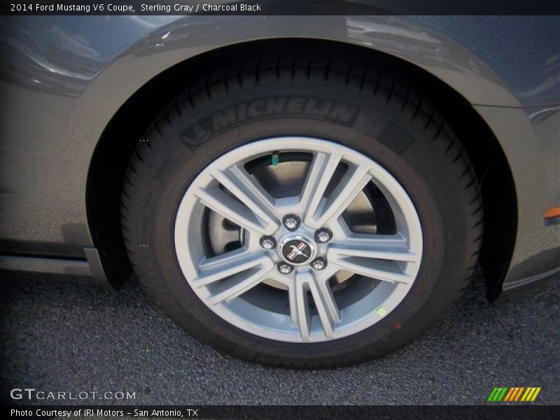 Sterling Gray / Charcoal Black 2014 Ford Mustang V6 Coupe