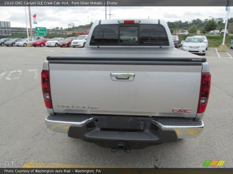 Pure Silver Metallic / Ebony 2010 GMC Canyon SLE Crew Cab 4x4