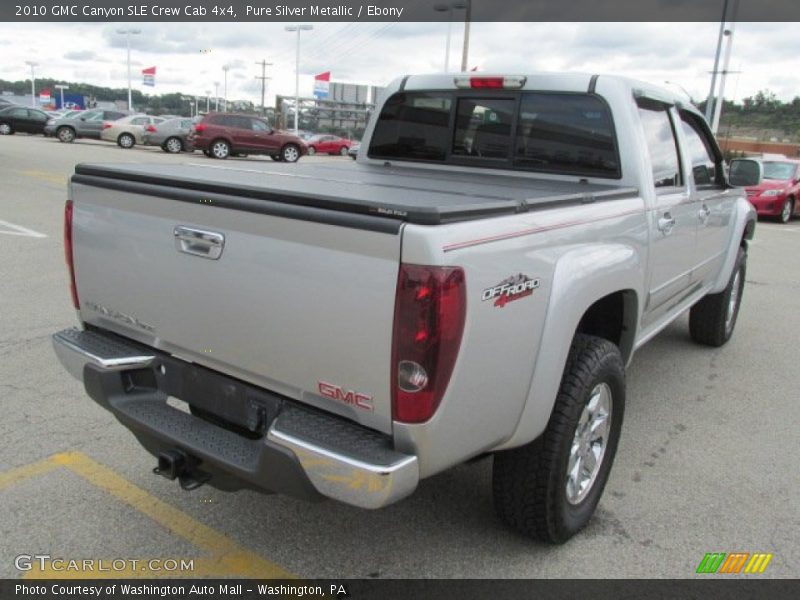 Pure Silver Metallic / Ebony 2010 GMC Canyon SLE Crew Cab 4x4