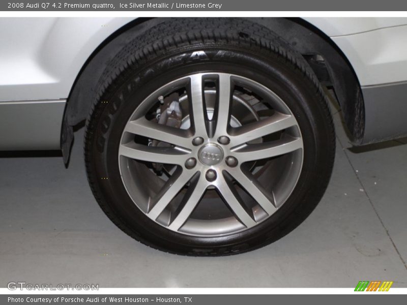 Ice Silver Metallic / Limestone Grey 2008 Audi Q7 4.2 Premium quattro