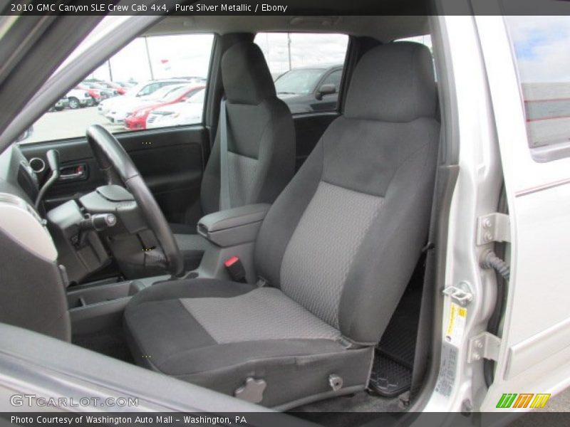 Pure Silver Metallic / Ebony 2010 GMC Canyon SLE Crew Cab 4x4