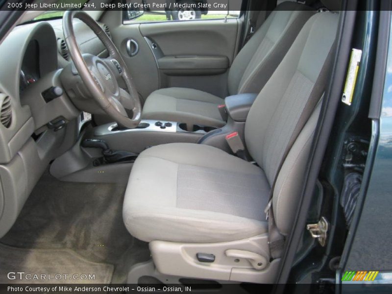 Deep Beryl Green Pearl / Medium Slate Gray 2005 Jeep Liberty Limited 4x4