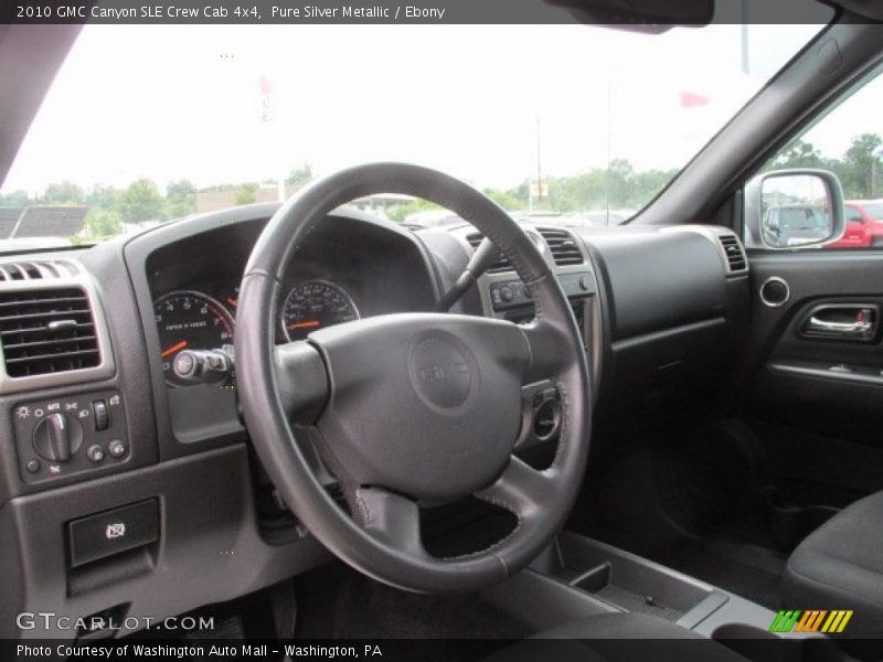 Pure Silver Metallic / Ebony 2010 GMC Canyon SLE Crew Cab 4x4