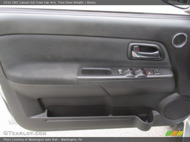 Pure Silver Metallic / Ebony 2010 GMC Canyon SLE Crew Cab 4x4
