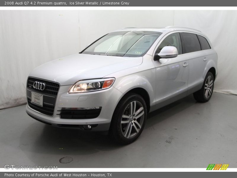 Ice Silver Metallic / Limestone Grey 2008 Audi Q7 4.2 Premium quattro