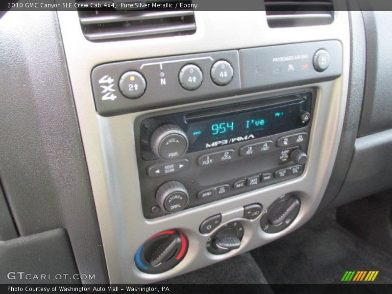 Pure Silver Metallic / Ebony 2010 GMC Canyon SLE Crew Cab 4x4