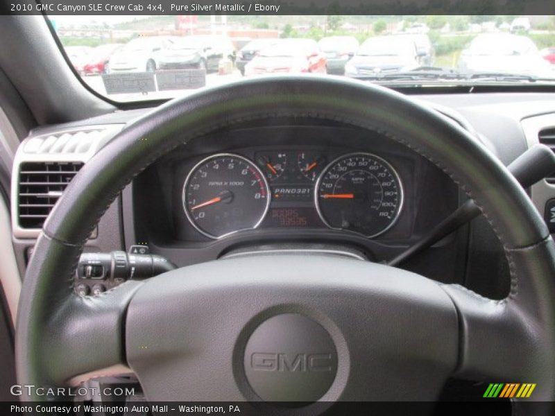 Pure Silver Metallic / Ebony 2010 GMC Canyon SLE Crew Cab 4x4